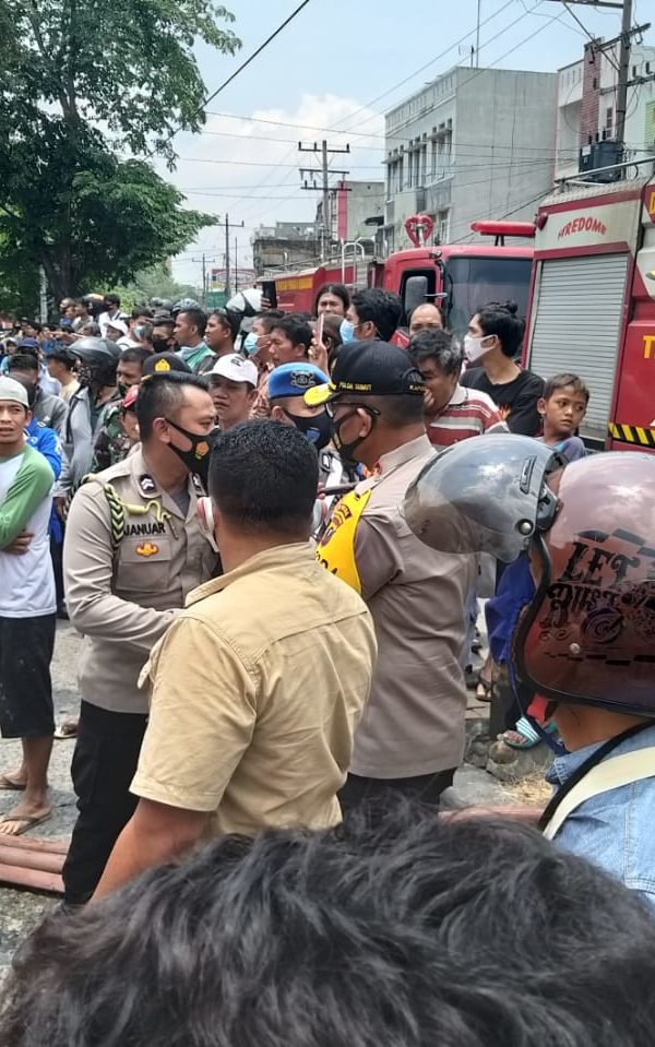 Kapolda Sumut Minta Kebakaran di Jalan SM Raja Medan Diusut