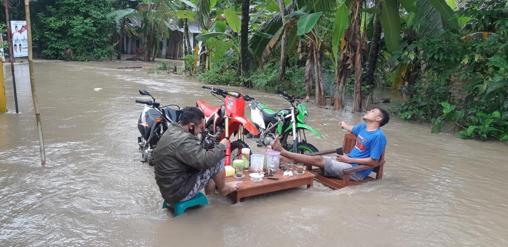 Luapan Sungai Klawing Rendam Sejumlah Desa di Kecamatan Kemangkon