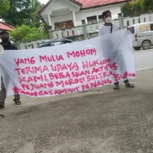 Gelar Unras, SAPB Tuntut Agar 5 Aktivis Buruh Morosi Dibebaskan
