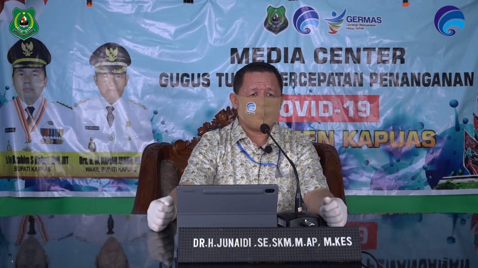 34 Kasus Positif Baru dan Empat Kasus Sembuh Covid-19 di Kabupaten Kapuas