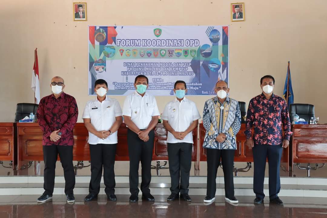 Malteng Tuan Rumah Kegiatan Forum Koordinasi OPD Dinas Penanaman Modal dan PTSP Se-Maluku
