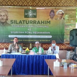 Bupati Dendi Hadiri Silaturahmi PWNU Lampung dan PCNU Pesawaran
