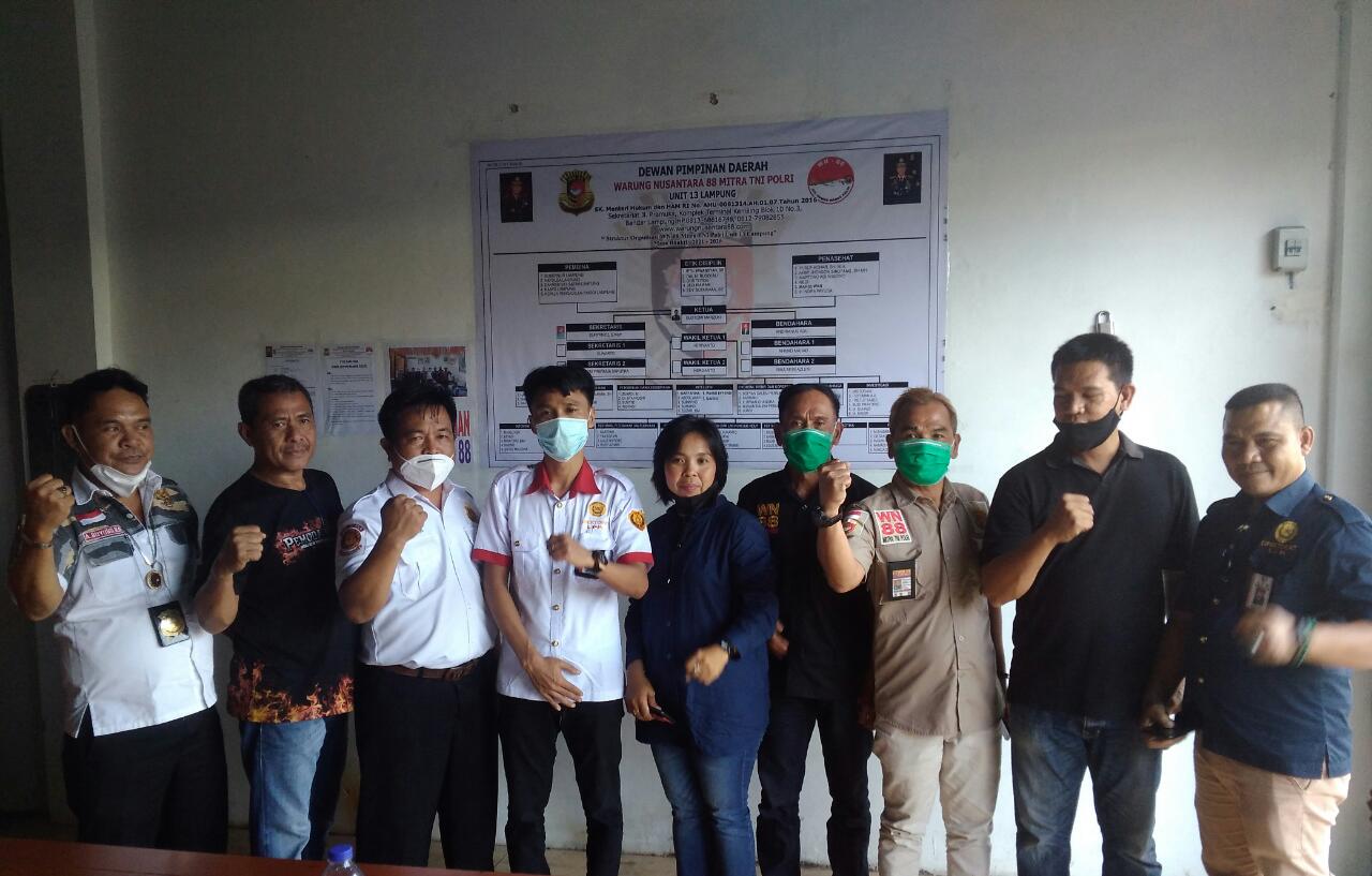 Jalin Solidaritas, Ketua Umum DPP LPK -GPI Silaturahmi Ke WN 88 Lampung 