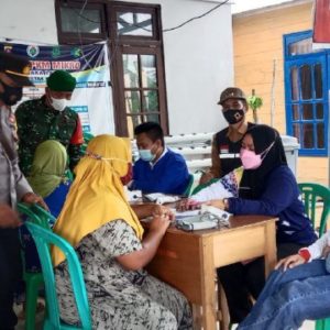 Desa Saka Lagon Ditarget Habiskan 135 Dosis Vaksin