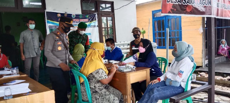 Desa Saka Lagon Ditarget Habiskan 135 Dosis Vaksin