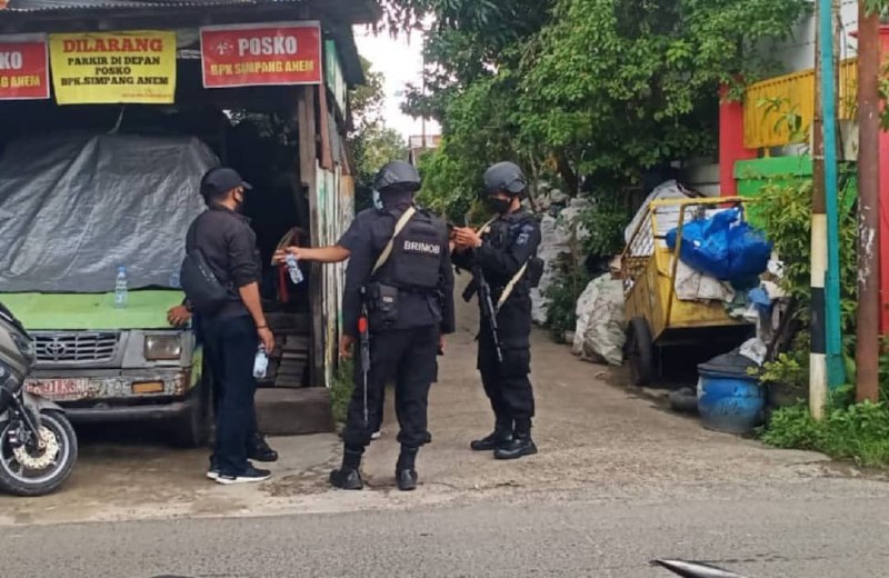 Polisi Geledah Rumah Terduga Teroris di Banjarmasin 