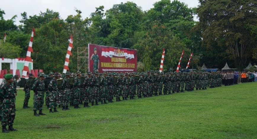 Selama 30 Hari, TMMD Ke-116 Kodim 1002/HST Resmi Dimulai