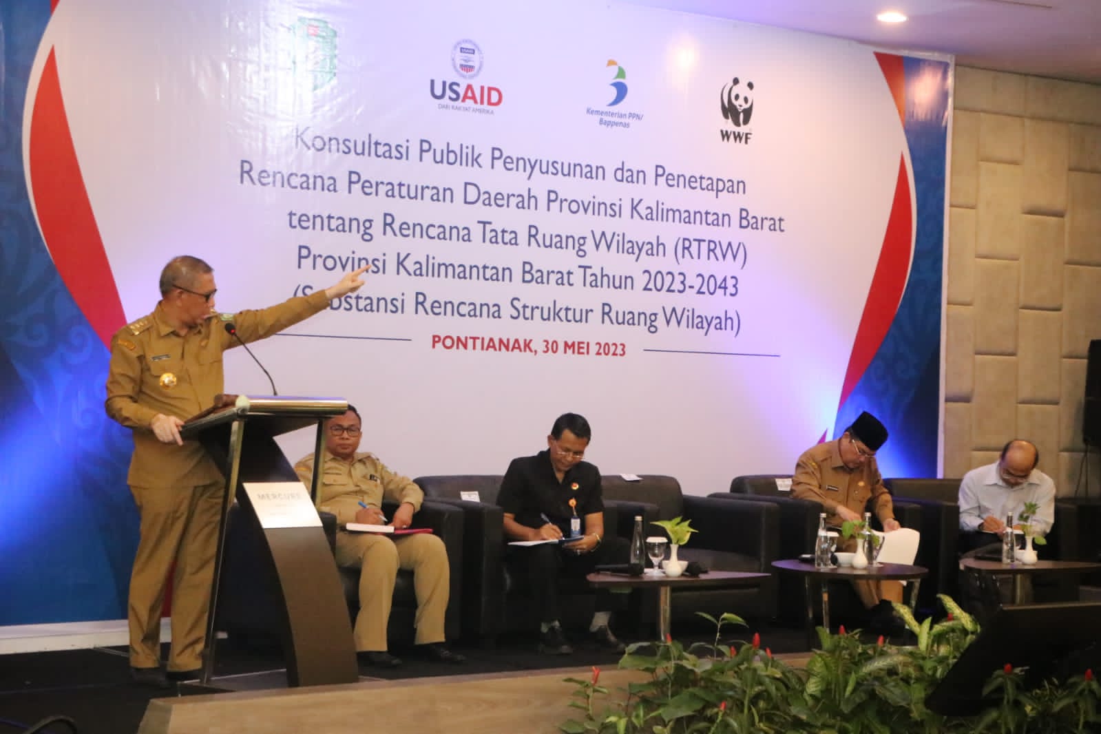Gubernur Sutarmidji Buka Konsultasi Publik Penyusunan dan Penetapan Raperda RTRW Kalbar