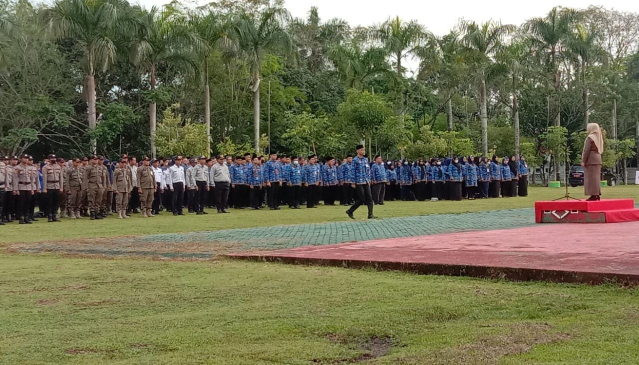 Upacara Harkitnas Dirangkai Peringatan HUT Ke-74 Proklamasi Gubernur Tentara ALRI Divisi IV Pertahanan Kalimantan
