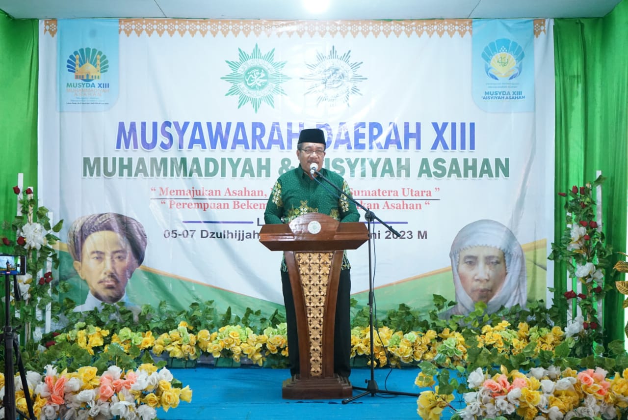 Musda Muhammadiyah XIII dan Aisyiyah Asahan, Taufik Zainal : Semoga Meningkatkan Organisasi
