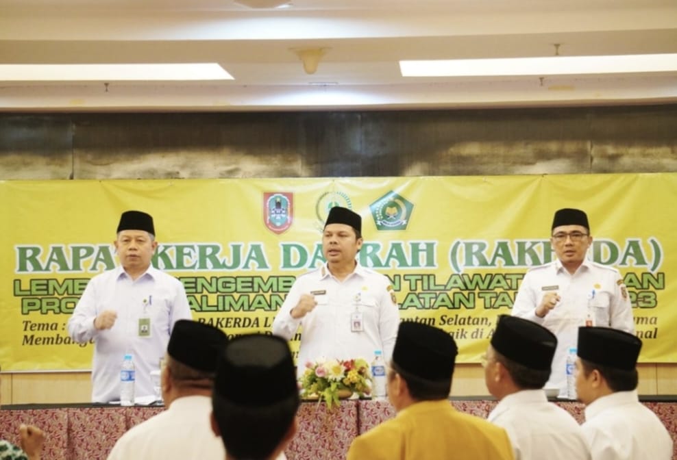 Gubernur Kalsel Inginkan Pembukaan Rakerda LPTQ Kalsel Mampu Mencetak Qari/Qariah Bertaraf Internasional